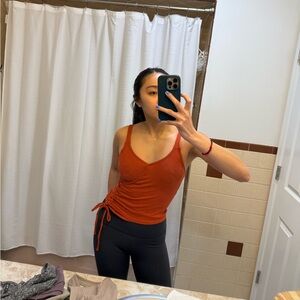 hollister burnt orange tank